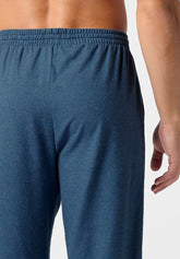 Long Trousers in Warm Flannel - Denim - 2080 denim | Perofil