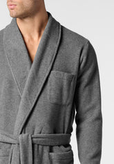 Vestaglia Lunga in Pile - Grigio Melange - 0041 grigio melange | Perofil