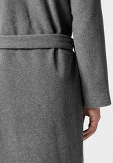 Vestaglia Lunga in Pile - Grigio Melange - 0041 grigio melange | Perofil