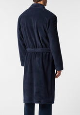 Vestaglia Lunga in Pile - Blu - 4331 blu | Perofil