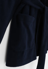 Vestaglia Lunga in Pile - Blu - 4331 blu | Perofil