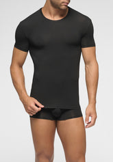 Maglietta Girocollo in Modal elasticizzato X-Touch - Nero - 0031 nero | Perofil