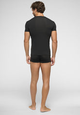 Maglietta Girocollo in Modal elasticizzato X-Touch - Nero - 0031 nero | Perofil