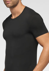 Maglietta Girocollo in Modal elasticizzato X-Touch - Nero - 0031 nero | Perofil