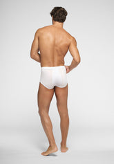 High Briefs Double Mercerized Cotton Canguro - White - 0020 bianco | Perofil