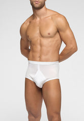 Slip Alto in Filo di Scozia Aperto - Bianco - 0020 bianco | Perofil