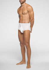 Slip Alto in Filo di Scozia Aperto - Bianco - 0020 bianco | Perofil