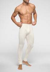 Long John Cotton Wool e Silk - White - 0020 bianco | Perofil