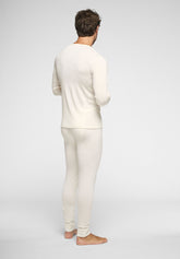 Maglia Manica Lunga in Cotone Lana e Seta - Bianco - 0020 bianco | Perofil