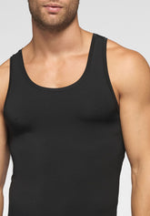 Canotta Spalla Larga in Modal elasticizzato X-Touch - Nero - 0031 nero | Perofil