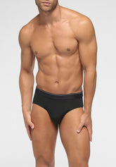 Slip Medio in Cotone elasticizzato 4Seasons - Nero - 0031 nero | Perofil