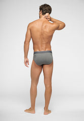 Slip Medio in Cotone elasticizzato 4Seasons - Grigio Scuro Melange - 4020 grigio melange scuro | Perofil