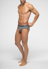 Slip Medio in Cotone elasticizzato 4Seasons - Grigio Scuro Melange - 4020 grigio melange scuro | Perofil