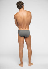 Slip Mini in Cotone elasticizzato 4Seasons - Grigio Scuro Melange - 4020 grigio melange scuro | Perofil