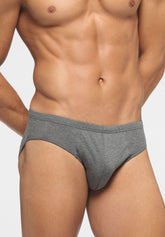 Slip Mini in Cotone elasticizzato 4Seasons - Grigio Scuro Melange - 4020 grigio melange scuro | Perofil