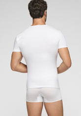 Maglietta Girocollo in Cotone elasticizzato 4Seasons - Bianco - 0020 bianco | Perofil