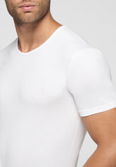 Maglietta Girocollo in Cotone elasticizzato 4Seasons - Bianco - 0020 bianco | Perofil