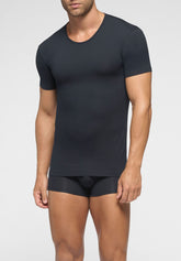 Maglietta Girocollo in Cotone elasticizzato 4Seasons - Blu - 0023 blu | Perofil