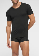 Maglietta Girocollo in Cotone elasticizzato 4Seasons - Nero - 0031 nero | Perofil