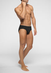 Mini Briefs Elasticized Cotton Match Bipack - Black - 0031 nero | Perofil