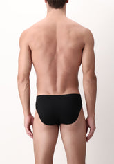 Slip Vita Bassa in Filo di Scozia elasticizzato Active - Nero - 0031 nero | Perofil
