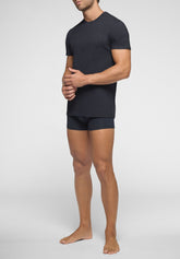 Maglia Girocollo in Cotone Pima Bipack - Blu - 0023 blu | Perofil