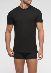 Maglia Girocollo in Cotone Pima Bipack - Nero - 0031 nero | Perofil