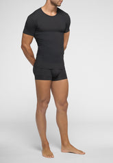 T-shirt in Tessuto Tecnico Elasticizzato Riciclato 4Sport Outdoor - Nero - 0031 nero | Perofil