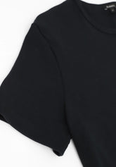 Maglietta Girocollo in Caldo Cotone Warm Fashion - Nero - 0031 nero | Perofil