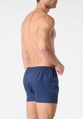 Boxer in Popeline di Cotone Gange Colors Bipack - Fantasia Righe e Pois - 2144 riga/pois | Perofil