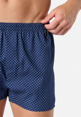 Boxer in Popeline di Cotone Gange Colors Bipack - Fantasia Righe e Pois - 2144 riga/pois | Perofil