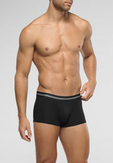 Boxer Shorts in Stretch Cotton Match Bipack - Black - 0031 nero | Perofil