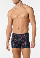 Boxer Briefs in Stretch Cotton Fantasy - Teddy Bear Print - S257 stampa teddy | Perofil