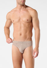 Slip Mini in Modal Elasticizzato X-Touch - Sabbia Melange - 2129 sabbia melange | Perofil