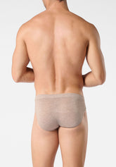Slip Mini in Modal Elasticizzato X-Touch - Sabbia Melange - 2129 sabbia melange | Perofil