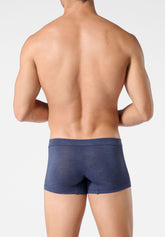 Stretch Modal Push-Up Boxer Shorts X-Touch - Blue Mélange - 4030 blu melange | Perofil