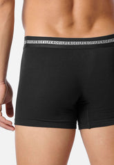 Boxer Briefs in Stretch Cotton Match Bipack - Black - 0031 nero | Perofil