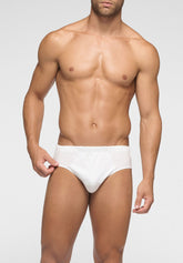 Slip Medio in Filo di Scozia Giove - Bianco - 0020 bianco | Perofil