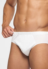 Slip Medio in Filo di Scozia Giove - Bianco - 0020 bianco | Perofil