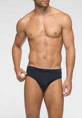 Slip Medio in Cotone elasticizzato Match Bipack - Blu - 0023 blu | Perofil