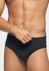 Slip Medio in Cotone elasticizzato Match Bipack - Blu - 0023 blu | Perofil