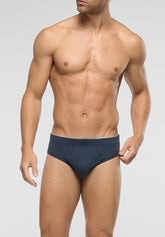 Slip Medio in Cotone elasticizzato Match Bipack - Jeans Melange - 1580 jeans melange | Perofil