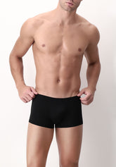 Boxer Short Push Up in Filo di Scozia elasticizzato Active - Nero - 0031 nero | Perofil