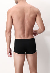 Boxer Short Push Up in Filo di Scozia elasticizzato Active - Nero - 0031 nero | Perofil