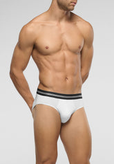 Medium Briefs Elasticized Cotton Match Bipack - White - 0020 bianco | Perofil