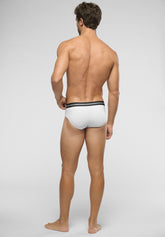 Medium Briefs Elasticized Cotton Match Bipack - White - 0020 bianco | Perofil