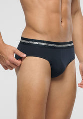 Medium Briefs Elasticized Cotton Match Bipack - Blue - 0023 blu | Perofil
