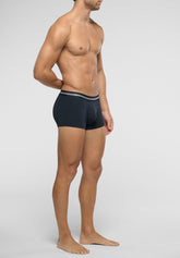 Boxer Parigamba in Cotone Elasticizzato Logo Match Bipack - Blu - 0023 blu | Perofil