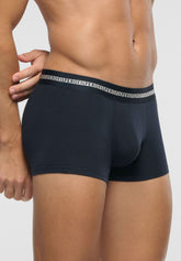 Boxer Parigamba in Cotone Elasticizzato Logo Match Bipack - Blu - 0023 blu | Perofil