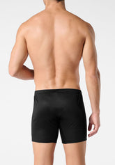 Mercerised Cotton Boxer Shorts - Black - 0031 nero | Perofil